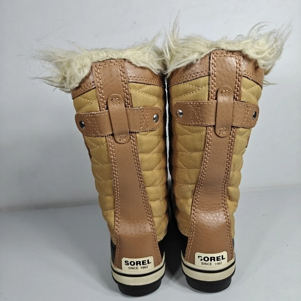 Sorel Kids Tofino II Boot Insulated Brown/Black Leather Waterproof Boots Size 1